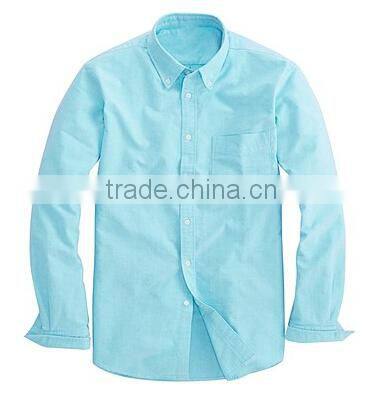 Solid color western shirts round bottom cotton casual men shirts