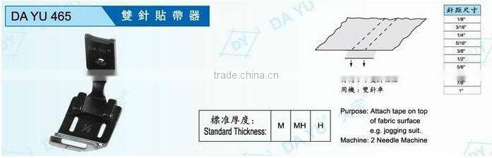 Binder square parts for sewing DA YU 465