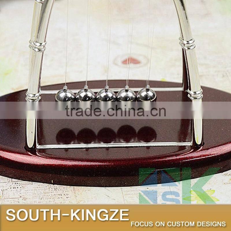 Oval Metal Kinetic Newton's Cradle, Theorem of Momentum Instrument
