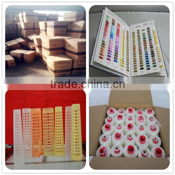 Stock lot yarn Factory price high tenacity 20/2 24/2 30/2 40/2 42/2 21/1 spun polyester yarn