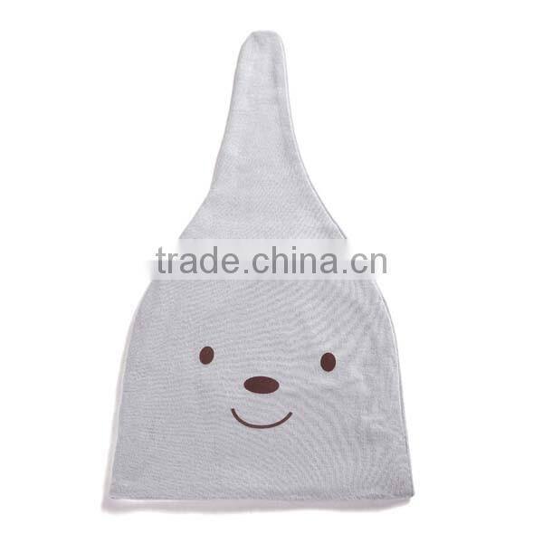 winter warm korea style 100%cotton cute boys&girls bear pattern beautiful baby hat
