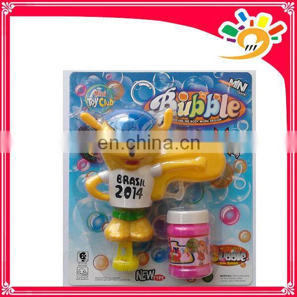 Hot sale B/O bubble gun toys with two bubble water
