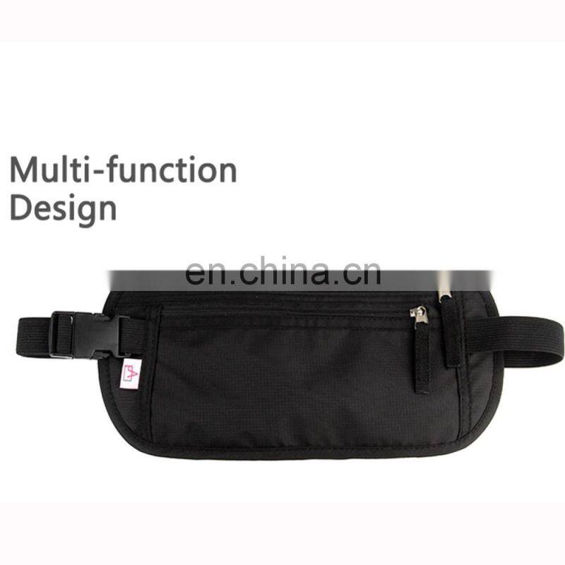 Aifan Black Ripstop Nylon Rfid Blocking Travel Stock Passport Holder