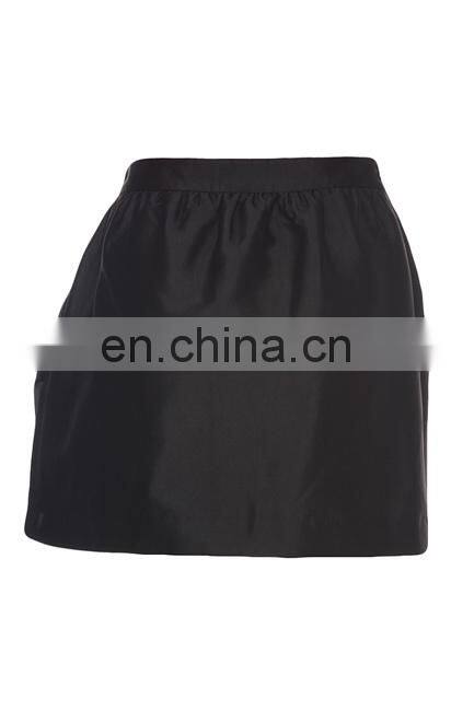 Charming winter european style hand-made splicing flower high waist short skirt beautiful girl's skirt