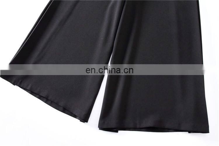 ISO 9001 Factory comfortable casual women loose wide leg pants