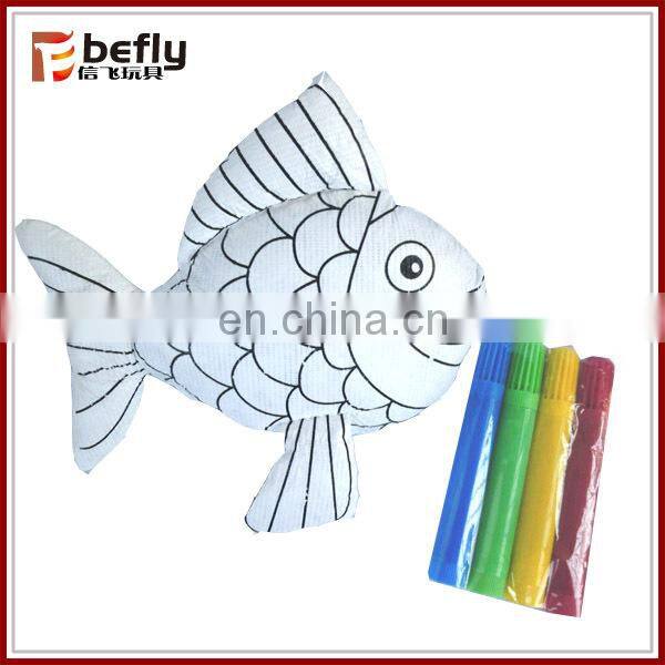 Bear with pillow 3d coloring toy handmade educational toys wholesale