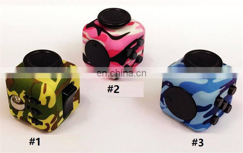 best selling wholesale retail cheapest leopard print fidget cube camouflage fidget cube decompression fidget toys