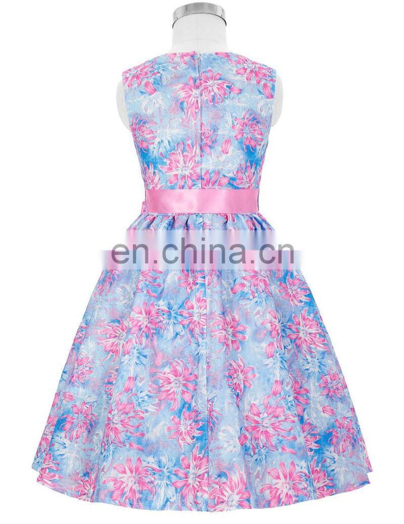 Grace Karin Children Kids Sleeveless Round Neck Birthday Party Dress 2 Year Old Grl Dress CL008997-2