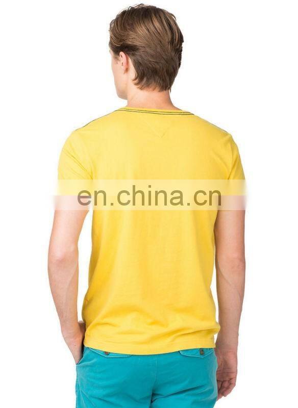 Latest fashion Round neck casual men's top summer t-shirt printing for OEM