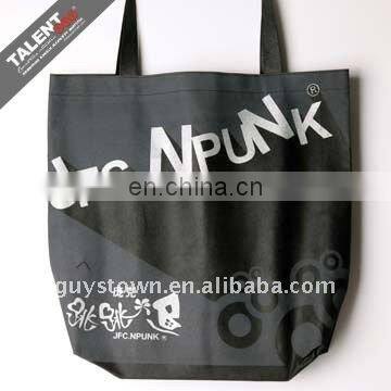 custom private printed brand name logo eco-friendly non woven promotional shopping bag
