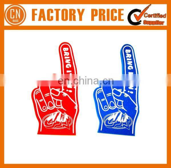 Hot Sale Giant Cheering Hand Foam Various EVA Finger Up Hand