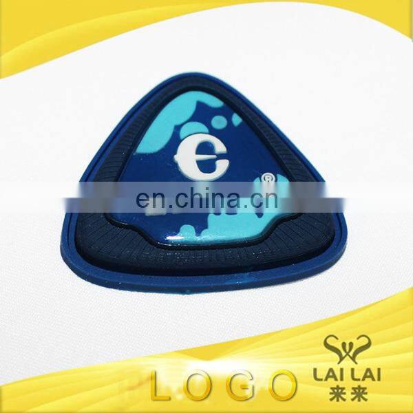 Guangzhou factory high quality custom rubber luggage tag rubber logo patches