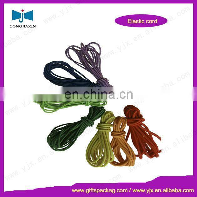 Round Gold sliver metallic elastic cord