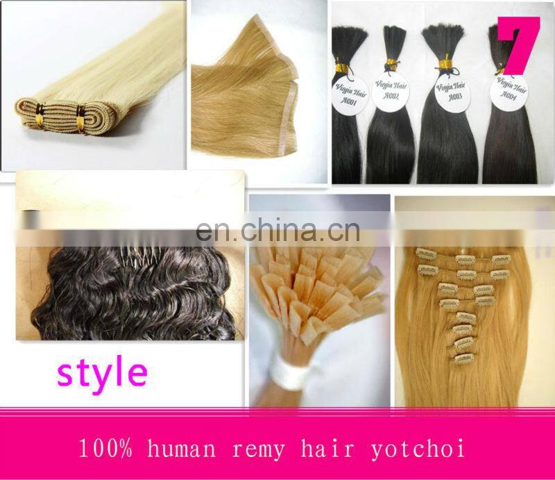 Best selling hot sale factory cheap price high quality 100% human remy stick tip hair extensions
