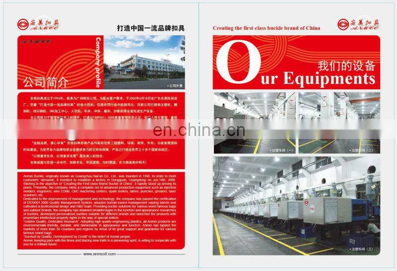 3/4"plastic cam buckle for bag