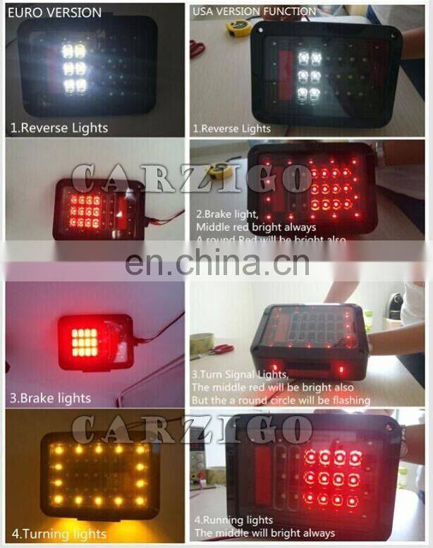2016 new product for jeep jk with DOT SAE Emark made in Guangdong jeep wrangler Reverse light