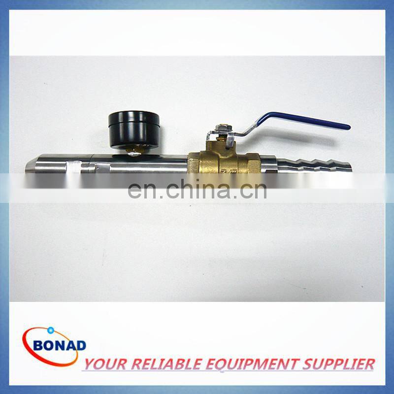 Discount! waterproof test equipment IEC60529 IPX5/X6 water jet nozzle with pressure gauge