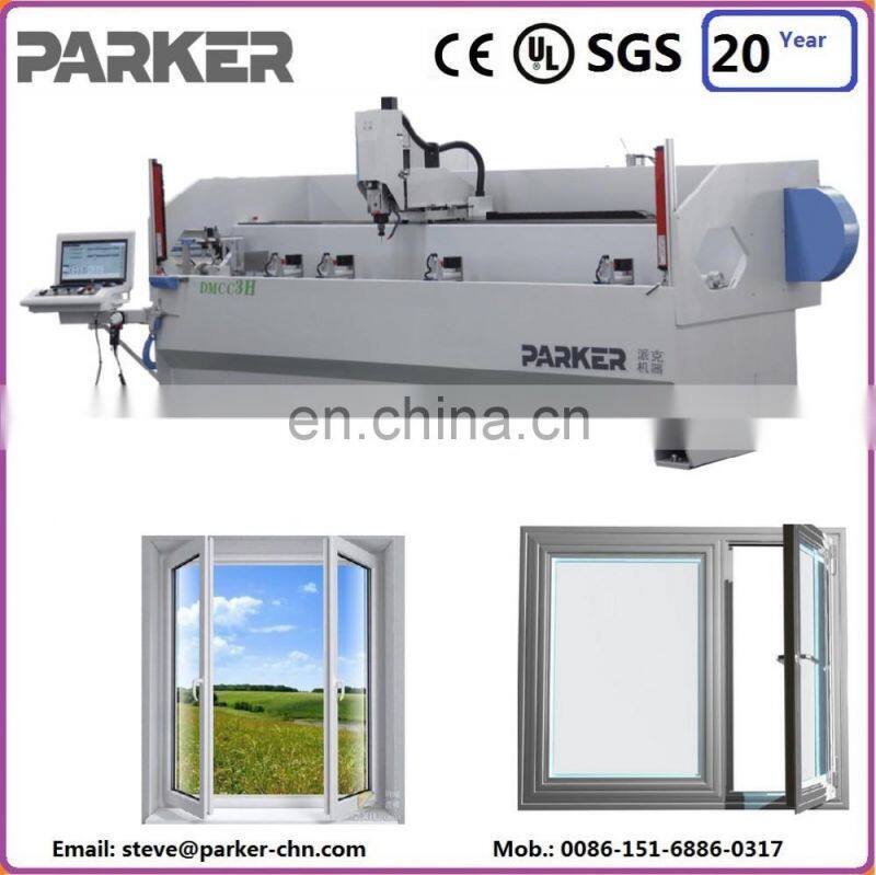 CE aluminium machining center curtain wall window door making machine
