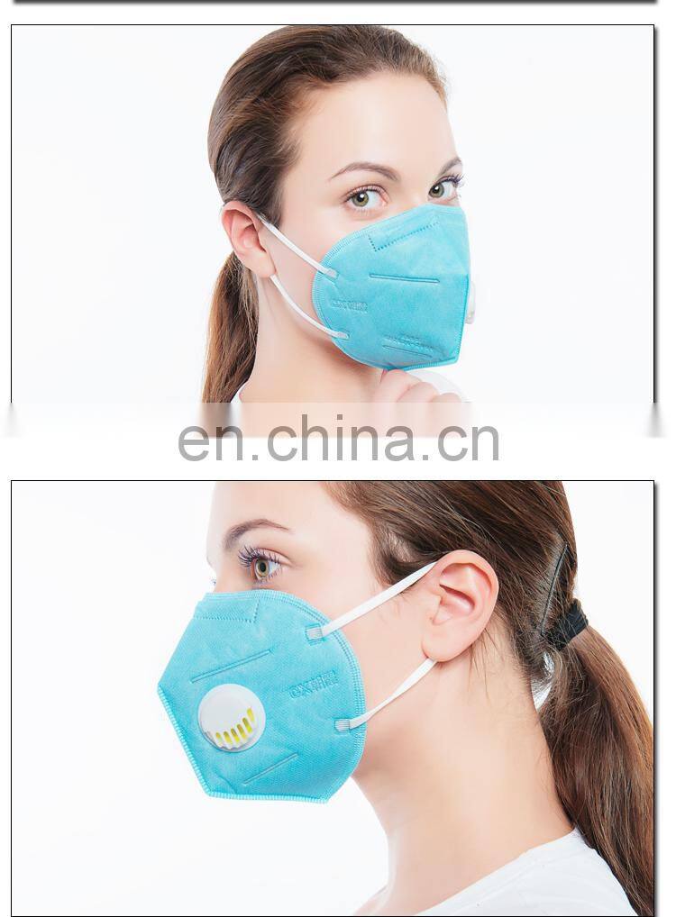 Unisex Cool Light Blue Folded Masks for Respiratory Protection