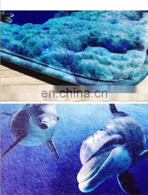 Custom logo carpet christmas shower curtains kiss my airs doormat custom design shower curtain set made in China