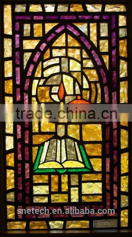 stained glass religious sysblom church window// MADE IN CHINA