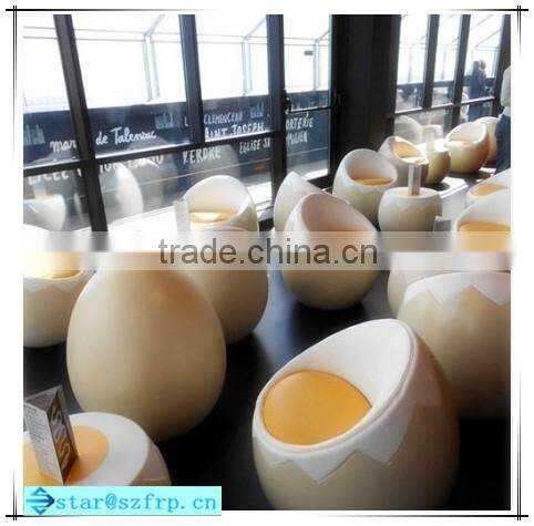 Fiberglass outdoor park chairs