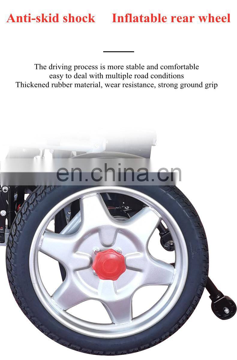 Factory Electric wheelchair portable folding intelligent multifunctional electric vehicle disabled elderly mobility vehicle