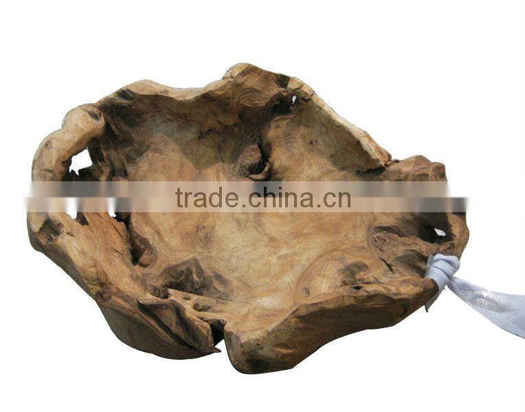 Carved Decorative Root Wood Bowls