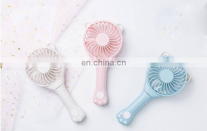 handheld mini fan rechargeable battery fan USB mini folding fan