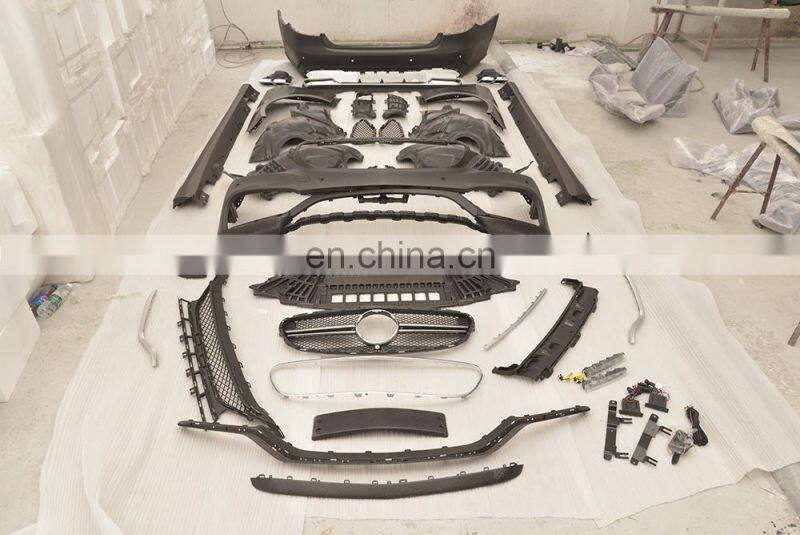 14-16 W212 E63 car full Body Kit for Mercedes E350 E400 Sport AMG Style