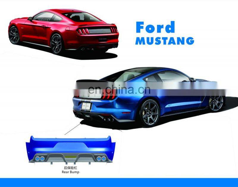 GT Style PP Body Kit Front Rear bumper for Ford Mustang