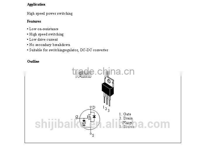 2SK176 Silicon N-Channel MOSFET TO-3