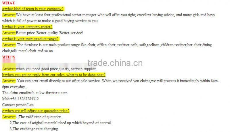 WorkWell leather storage ottoman Kw-D9026