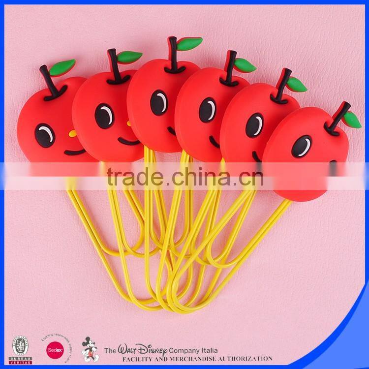 Hot sell customized PVC bookmark lovely design