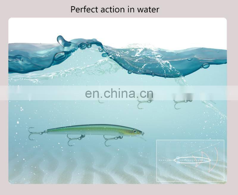 130mm 15g Fishing Lure Hard Minnow Flat Body Longcasting 15 colors Fishing Lure New Arrival Floating Minnow