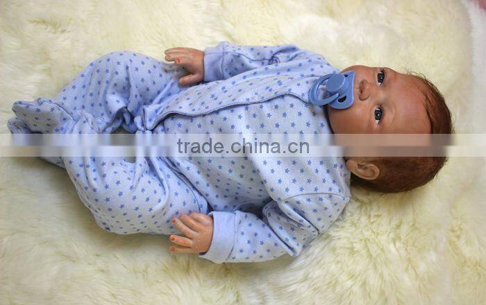 Soft vinyl reborn baby dolls silicone newborn doll kits DK-17