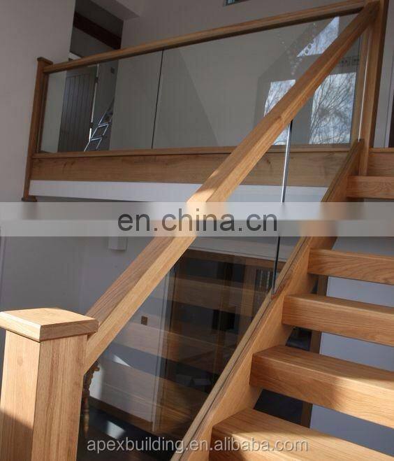 Modern interior wood stairs