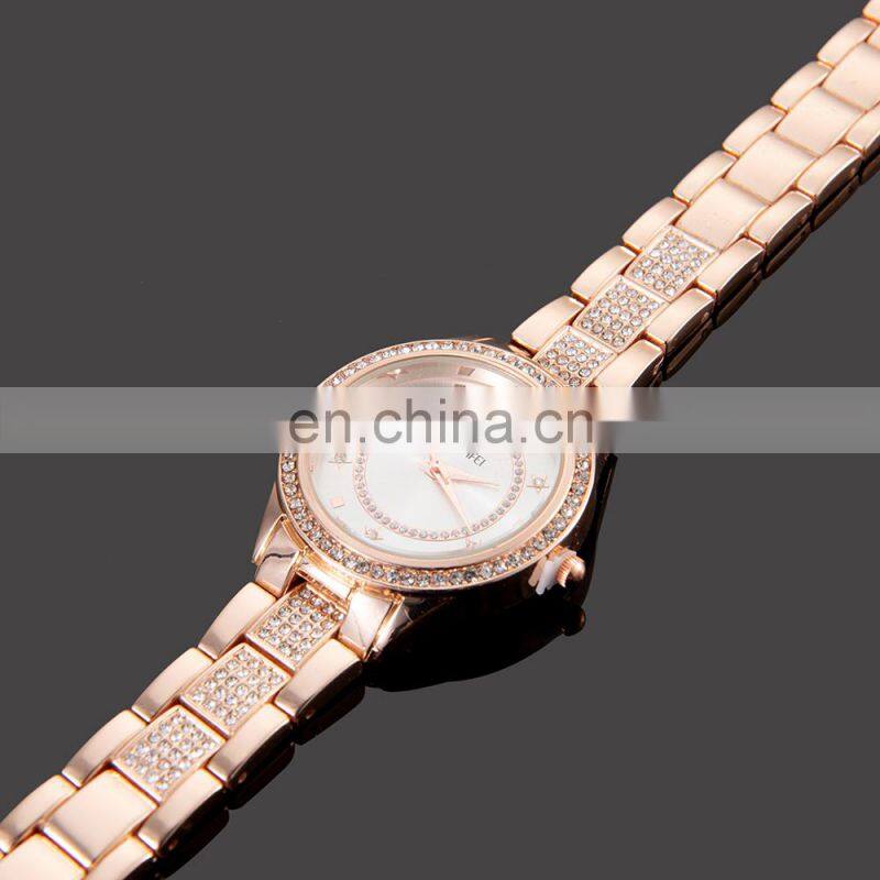 ZONMFEI ZM031-D 3pcs Ladies Quartz Wristwatch Neckless Gift Box Casual Fashion Style Woman Watch Set Bracelet