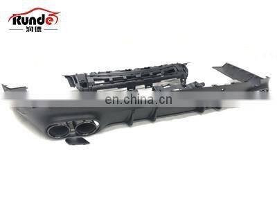 RUNDE Modified rear lip W257 CLS 53 rear diffuser for Mercedes Benz CLS 53amg rear lip CLS