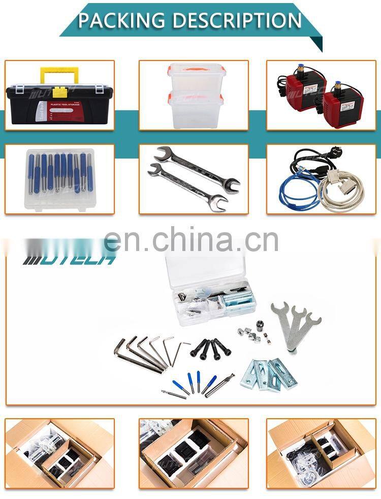 UTECH 800W Spindle motor 3040 cnc engraving machine for plastic
