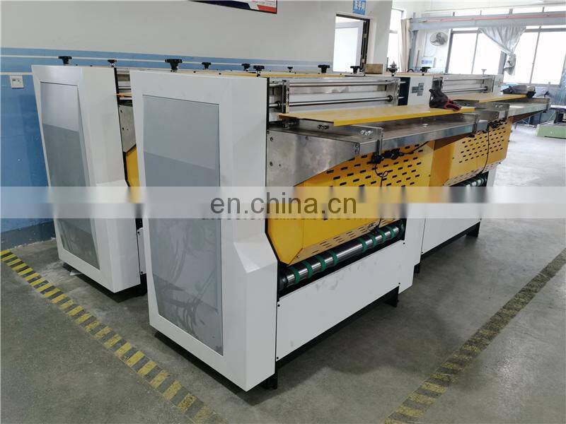 BG1200 hand feed rigid gift plywood paper board box grayboard v notch groove slotting Machine equipment