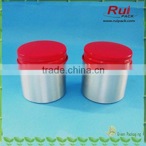Empty aluminum jar container,aluminum cans with aluminum lid