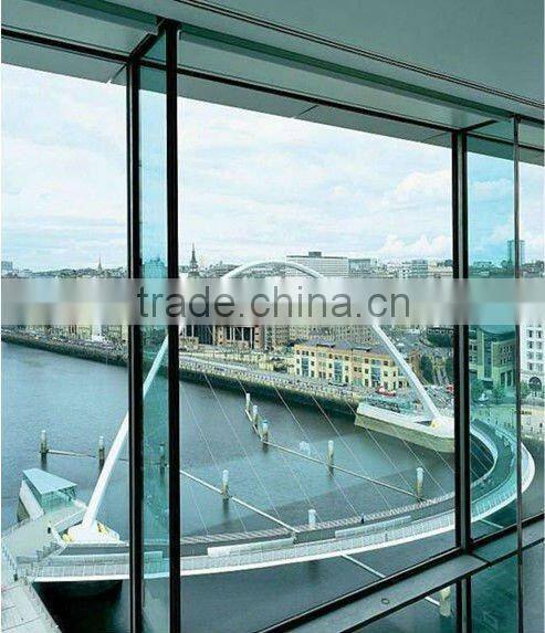 Float black glass for windows and doors