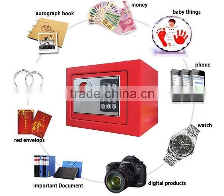 Home Safe Mini Iron Steel Safes Home Cash Security Money Safes