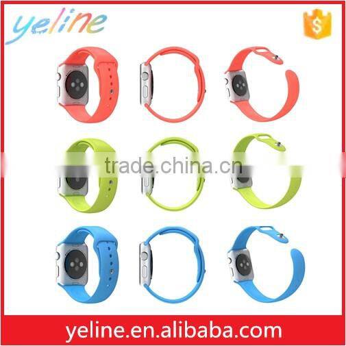 For apple watch,one piece silicon removable integrated watch bands for apple watch