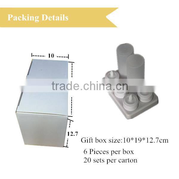 2016 hot sale LED rechargeble candles for wedding decoration