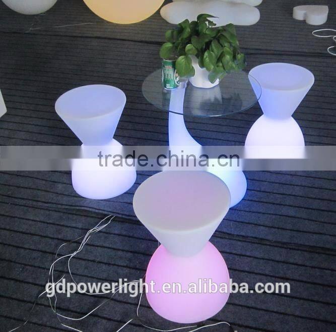 New PE plastic Stool with LED light & remote control YXF-3042