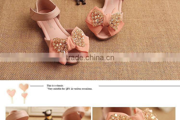 2015 Fashion Princess Shoes Summer Girls Pear Sandals Kids Girls Shoes
