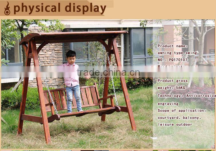 newest wooden playground with anticorrosive wood swing /outdoor playground