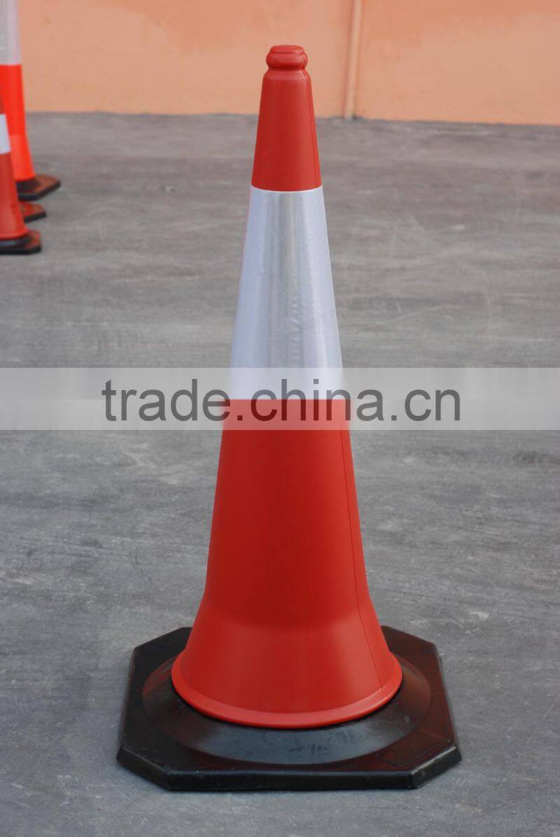 Rubber base for traffic cone and traffic post